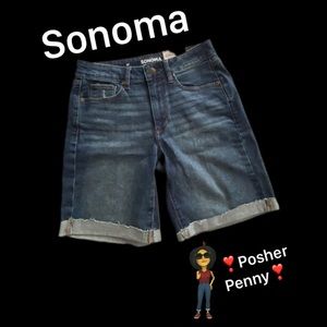 🆕 SONOMA High Rise Bermuda Shorts (6P)